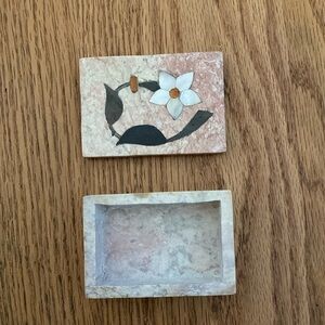 Handmade Mosaic Inlay Vintage Trinket Box